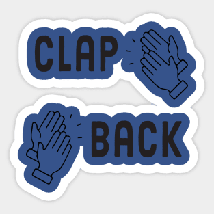 Clap Back Sticker